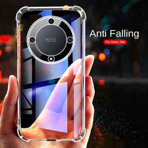 Vỏ cho Honor X5 cộng với x5plus honorx5 cộng với honorx5plus 2023 bốn góc Điện thoại Silicon trường hợp bảo vệ ống kính Máy ảnh Vỏ lưng chống sốc