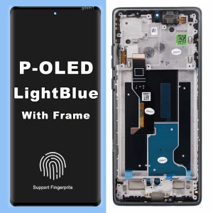 P-OLED For Motorola Moto edge 50 fusion LCD Display Screen Touch Digiziter Assembly For Moto edge50fusion Screen Replacement