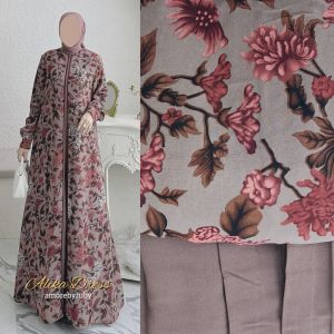 BEENA BASIC // COD GAMIS TERBARU AMORE BY RUBY ALIKA MOTIF BUNGA CANTIK