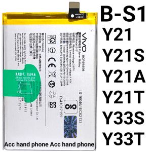 Baterai Vivo Y21 Y21A Y21S Y21T Y33 Y33T B-S1 BS1 Original 100