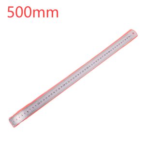 Stainless Steel Metal Straight Ruler Precision Double Sided Precision Measuring Tool Scale Metric Ruler Accessories 15-40cm