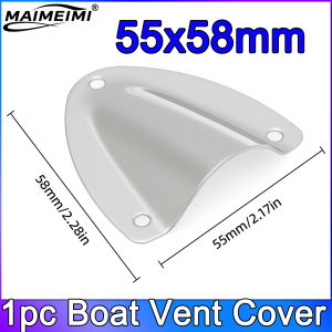 1pc Marine Hardware Boat Vent Cap Stainless Steel Clamshell Ventilation Outlet Cover Cable Wire Fitting for Yachts Rvs Outdoor
