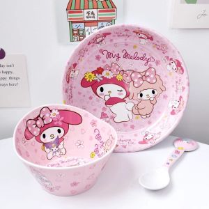 Childrens Dinnerware Set Mealtime Made Easy Durable Divided Plate Baby Food Bowl Chopsticks Spoon for Toddlers And Young Kids