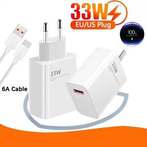 คุณภาพดี ราคาถูก เครื่องชาร์จเทอร์โบ 33W อะแดปเตอร์ชาร์จอย่างรวดเร็วสาย USB Type-C สำหรับ Redmi 14C 15C 12 5G Redmi หมายเหตุ 13R 14 Pro + 5G 11 Pro Xiaomi 15 Pro Ultra 14T Pro Poco M6 Pro ฉลามดำ 5 QC 3.0 ชาร์จอย่างรวดเร็ว
