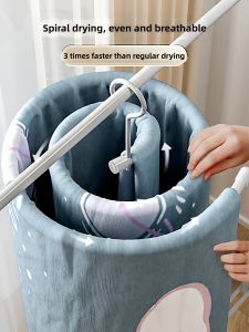 WEIKAMAYI | Bed Sheet Quilt Drying Large Circular Rotating Rack