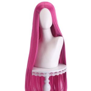 40Inch Dài Thẳng Cosplay Bộ Tóc Giả 24 Phong Cách Trung Tâm Phân Vùng Chịu Nhiệt Tóc Tổng Hợp Màu Tóc Vàng Hồng Đỏ Tím Cho Cosplay