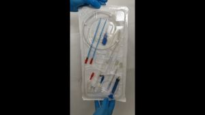 Femoral and IJ Catheter double triple lumen Curved Fr 12 14 10 8.5 and 6.5