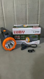 Luby Senter Tangan Led Emergency 2IN1 L-2700 10w+3w Rechargeable