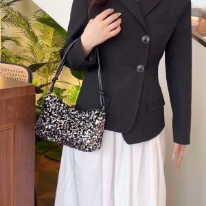 มีให้เลือก 2 สี กระเป๋าสะพายข้างกลิตเตอร์สายปาร์ตี้st-005 สำหรับผู้ชาย คู่ด้านซื้อขาย ผู้ชาย สวยงาม ผ้าผล คลิกที่สินค้าของคุณ