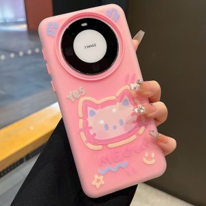 Huawei Mate70 Series Apple New Phone Case Full Cover Anti-Fall Large Hole Lens Film High-End Feel Womens Style Protective Cover