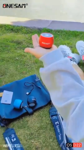 ลำโพงบลูทูธ ONESAM รุ่น OS-D22 ตัวเล็กแต่เสียงดี เบสดัง รองรับ บลูทูธ/SD Card/FM ชาร์จไฟ USB ของแท้ 100% รับประกัน 1 ปี