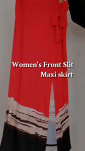 Worthington Womens Front Slit Maxi Skirt/ROK WANITA BRANDED