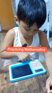 Handwriting Board for Kids Oral Calculator Learning Machine Math Trainer with Drawing