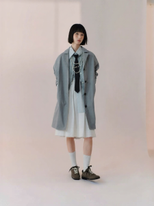 AIVEI | Japanese Retro Style Trench Coat