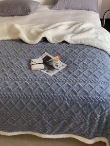 DB | Sherpa sheep blanket - super soft comfortable fluffy warm lightweight breathable and anti pilling