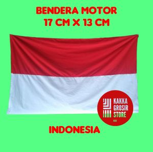 Bendera Merah Putih Ukuran Kecil Isi 20 Bahan Poliester Dekorasi Pesta Kemerdekaan