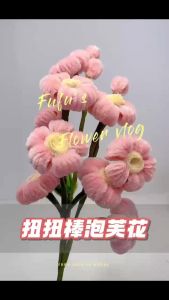 Chenille Twist Wire for DIY Color Material /100pcs Fuzzy Wire/Package Hair Root Strip Encrypted Macaron