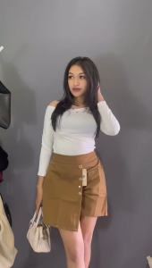 Celana Rok Korean Style Wanita Ukuran MLXL & Hotpants Skirt Wanita Terbaru Bahan Twill Premium