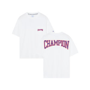 Champion | Áo Thun Cotton In Thêu Có túi Mới Hè cho Đôi