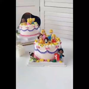 Hiasan Kek Disney Mini Princess – Set Topper Kek Comel / Disney Mini Princess Series Cake Decoration /迪士尼公主 Q版公主系列 美人魚