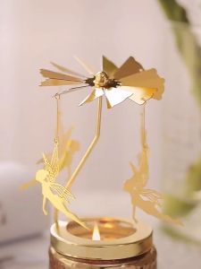 Rotating Candle Holder Lantern Starry Romantic Birthday and Anniversary Gift