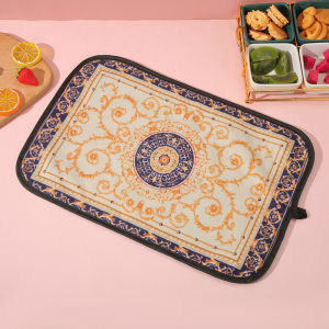 Light Luxury Non-Slip Flax And Cotton Heat Resistant Placemat