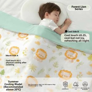 MUSHABAI | Cool Lightweight Infant Summer Blanket With Silk