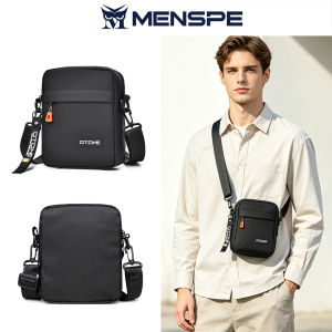 MENPSE Men’s Shoulder Bag Mini Cross Body Bag Casual Lightweight Messenger Bag Large Capacity Waterproof Leisure Street Bag Travel Bag Outdoor Riding Bag For Men