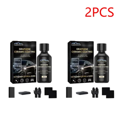 1-5PCS Car Graphene Ceramic Coating Car Detailing Coating Polishing Liquid Waterproof Anti Scratch Hydrophobic Paint Protection