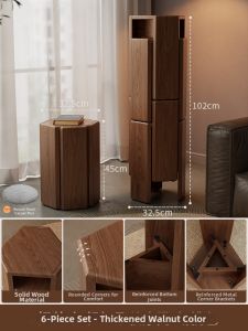 DONGMU | Stackable Solid Wood Stool