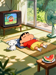 Bandai | Nhân Vật Hoạt Hình Shin-chan C-Crayon Tranh Sơn Dầu Theo Số - Trang Trí Tường Cho Phòng Khách Phòng Ngủ Nhà Quà Tặng Không Có Khung