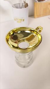 Premium Stainless Steel Kitchen Funnel Large Wide Mouth Design for Canning Jam Oil Liquid Pouring Household Use