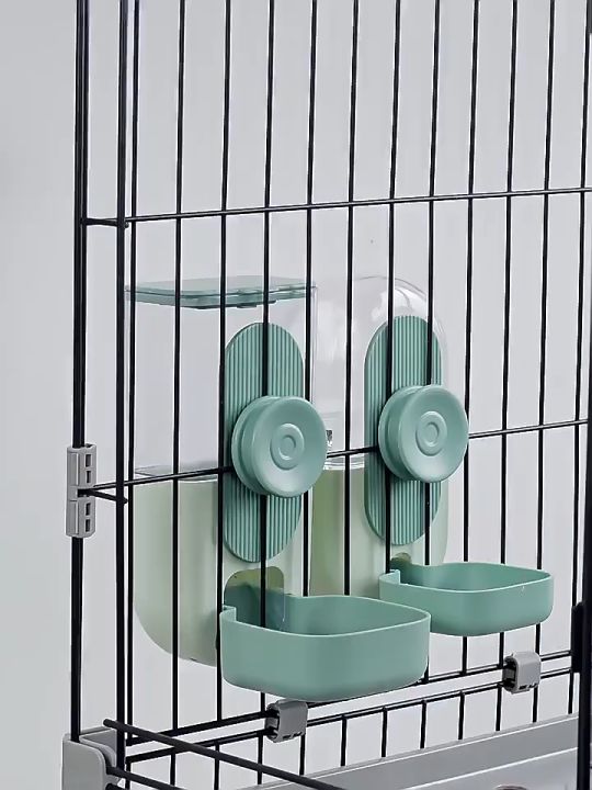 Pet New Land Pet Automatic Hanging Bowl Dog Cage Water Dispenser Cat