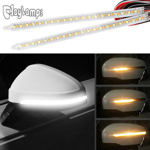 LED Car Rearview Mirror Indicator Lamp DRL Streamer Auto Headlight Strip Turn Signal Flowing Light Source Car Daylight 12V