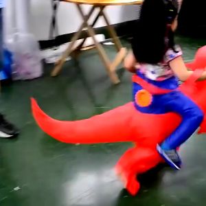 Dinosaur Costume Inflatable Dinosaur T-REX Costume Funny Role Play Suit Kindergarden Halloween Fancy Christmas Dress Up