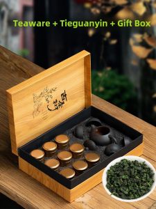Premium Tieguanyin Tea Set Gift Box High Quality Oolong Tea for Elderly Autumn Harvest Rich Flavor Bitter Sweetness