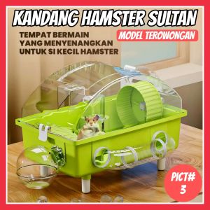KANDANG HAMSTER SULTAN MODEL TEROWONGAN《KODE#3》