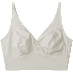 AIMO | ชุดชั้นในไร้โครงแบบเต็มคัพสำหรับผู้หญิงเออมิ ด้านหลังหุ้มเต็ม ไม่มีตะเข็บ ทรงเข้ารูป เอวสูง ป้องกันการหย่อนคล้อย