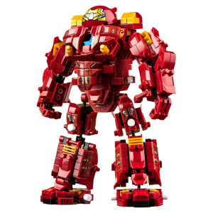 Boys Educational Assembly Toy Iron Man Anti-Hulk Robot Armor Puzzle Building Blocks Smart Assembly Toy for Ages 6-12