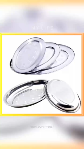 Stainless steel steam fish plate 30cm/35cm