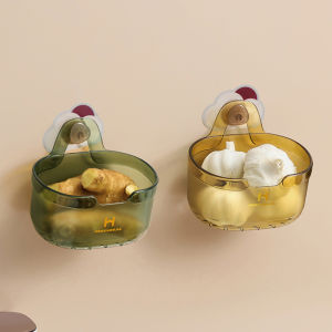 Homenhome Kitchen hole-free scallion ginger garlic storage basket