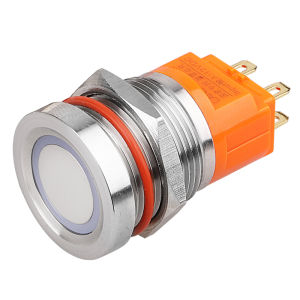 LANBOO | Human Induction Touch Switch DC12V/24V Dual Color LED Waterproof IP65 22mm