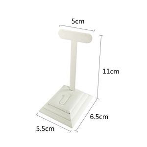 High-quality White PU Leather Jewelry Storage Display Series Jewelry Display Prop Bracelet Ring Necklace Store Display Stand