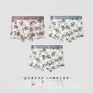 MiiOW | Quần lót nam Catman Cotton nguyên chất thoáng khí Quần đùi nam phong cách mới mùa hè 2025 Quần đùi nam trẻ em