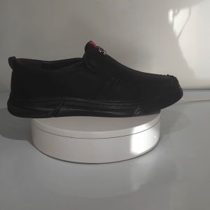 COD Sepatu Pantofel Pria Full Hitam Polos Coklat Santai Resmi Formal Kerja Loafer Slip On Tanpa Tali Kantor Cowok Dewasa Kekinian 257