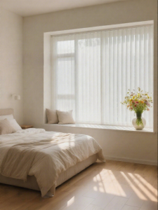 Privacy Light Blocking Vertical Blind Curtain