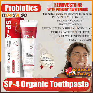 ✅SG stock✅ YAYASHI SP 4 whitening toothpaste teeth whitening / Teeth stain remover / Oral care / Probiotic toothpaste / 益生菌美白牙膏