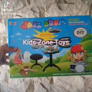 Mainan Anak Jazz Drum Set Lokal Alat Musik Mini Drum SH 1234 Terlaris