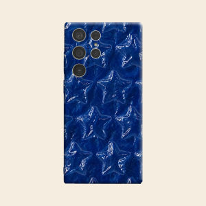 BILIBILI | Blue Star Bubble Texture Luxury Fashion Full Lens Protective Case for Samsung Galaxy S26 S25 S24 A56 A36 Plus Ultra
