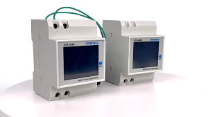 100% CU D52-2066 6IN1 din rail AC monitor 220V 380V 100A Voltage Current Power Factor Active KWH Electric energy Frequency meter